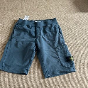 Stone Island Junior Navy Shorts